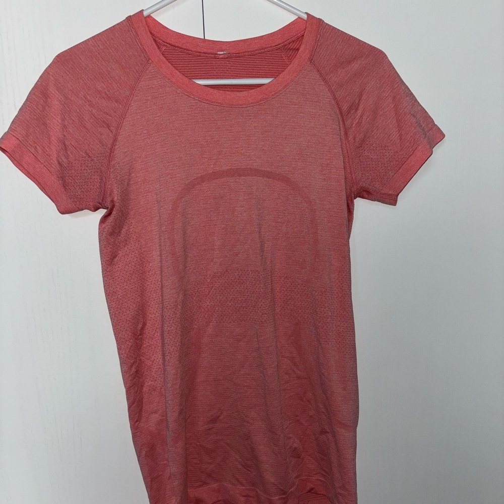 Pink short sleeve swiftly tech shirt lululemon
